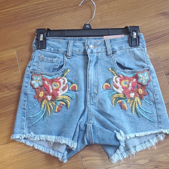 mexican jean shorts